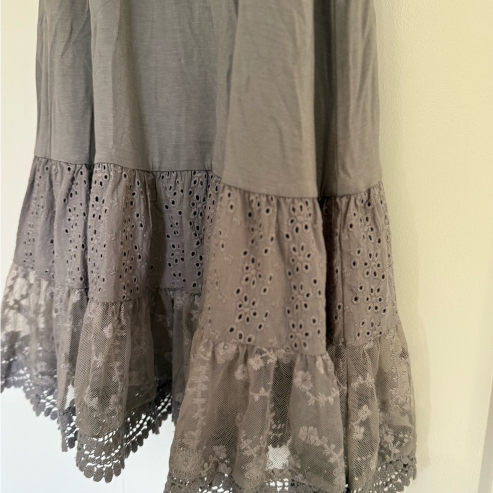 Matilda Jane Gray Sleeveless Dress - Picture 2 of 5